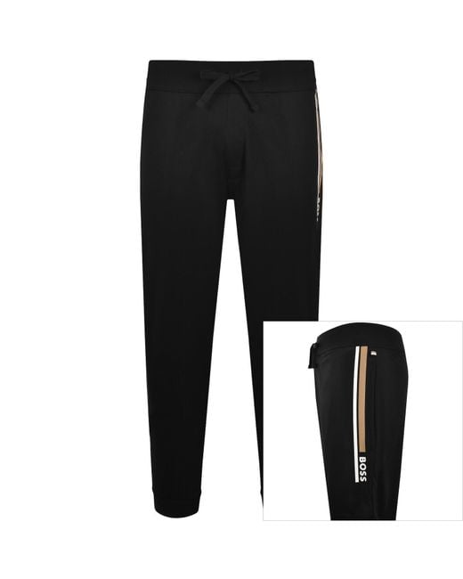 BOSS BUSINESS Black Boss Authentic Tracksuit for men