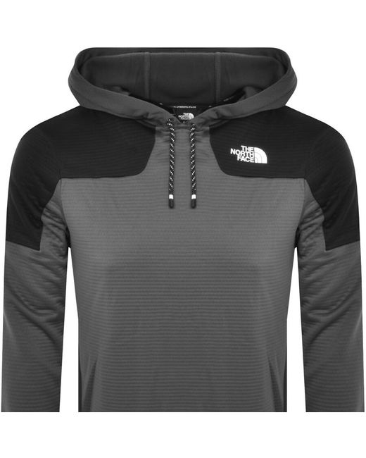 The North Face Gray Pull On Fleece Hoodie for men