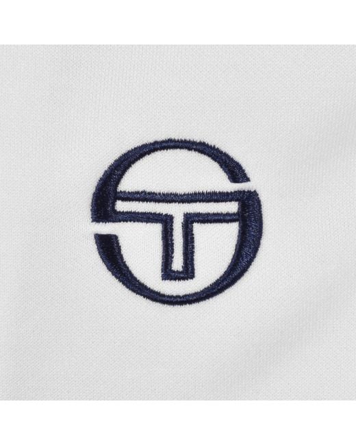 Sergio Tacchini White Dallas Track Top for men