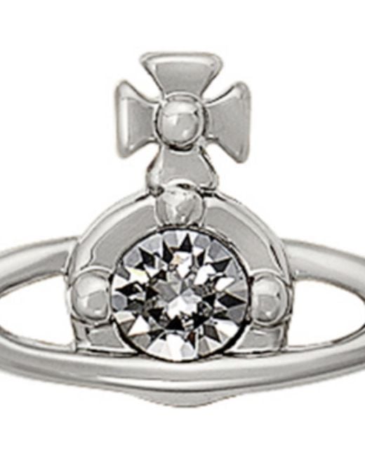 Vivienne Westwood Metallic Nano Single Stud Earring for men