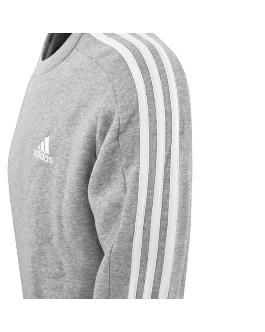 Adidas Originals Gray Adidas Essentials Sweatshirt for men