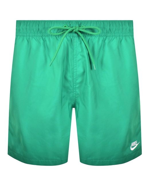 Nike Green Club Flow Swim Shorts for men