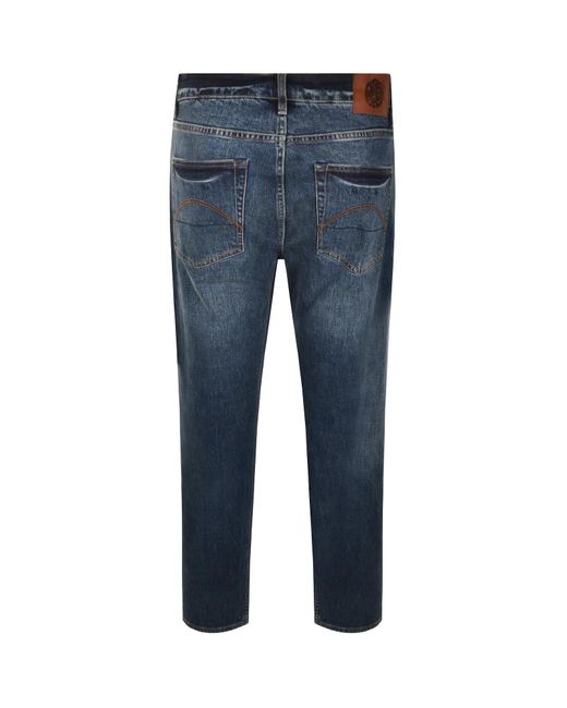 Pretty Green Blue Erwood Slim Fit Mid Wash Jeans for men
