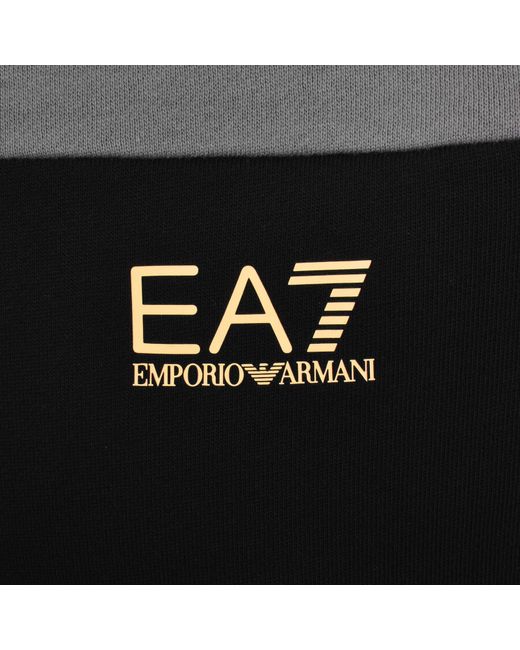 EA7 Black Emporio Armani Train Sweatshirt for men