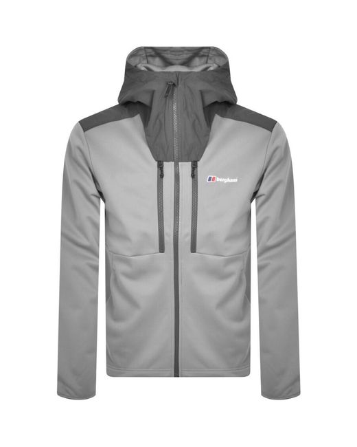 Berghaus Gray Reacon Hooded Jacket for men