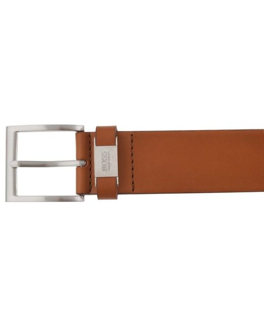 BOSS BUSINESS Brown Boss Connio Belt for men