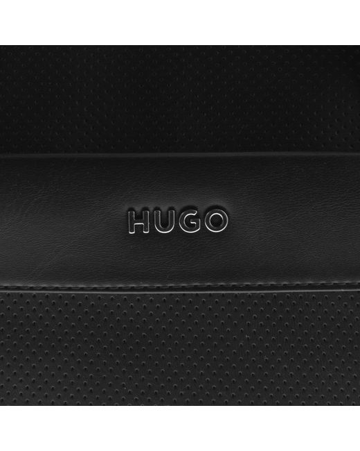 HUGO Black Deron Document Case Bag for men