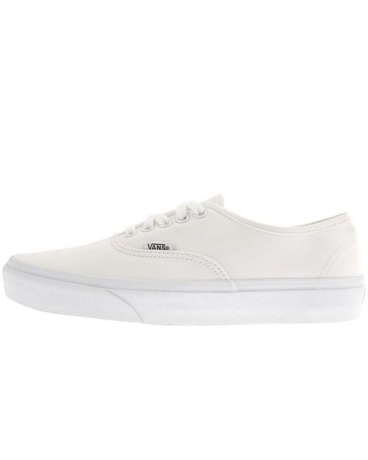 Vans Authentic Trainers in White for Men Lyst