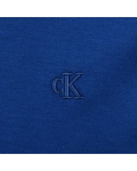 Calvin Klein Blue Supima T Shirt for men