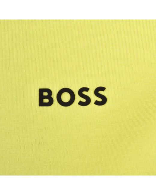 Boss Yellow Boss Tee T Shirt Open for men
