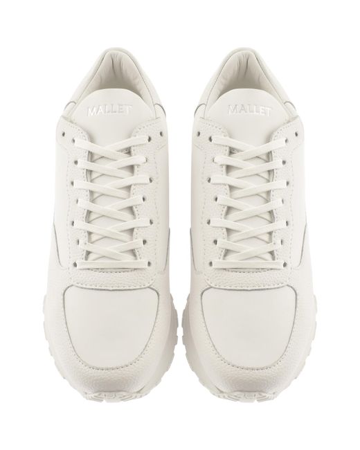 Mallet White Popham Trainers for men