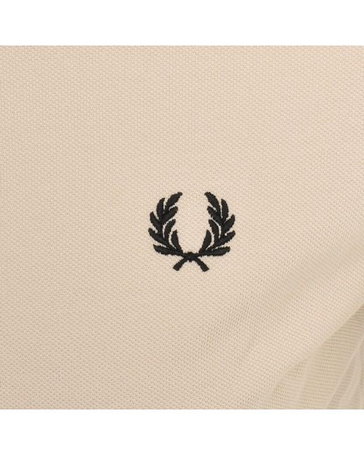 Fred Perry Natural Twin Tipped Polo T Shirt for men