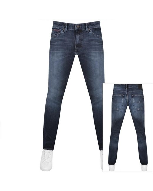 Tommy Hilfiger Scanton Mid Wash Jeans in Blue for Men | Lyst