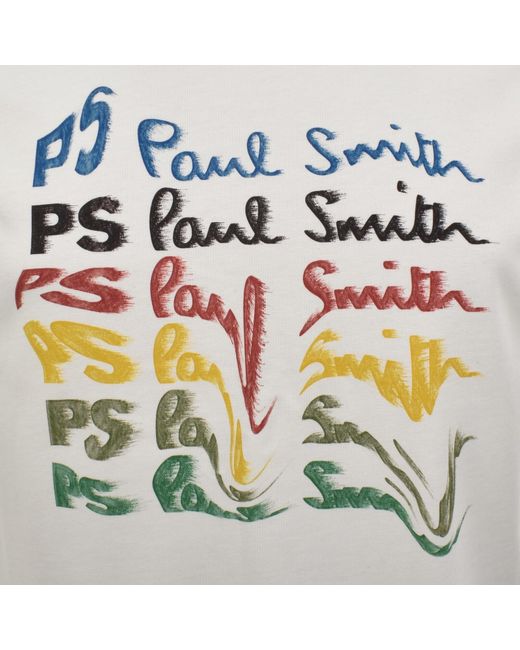 Paul Smith Gray Ps Regular Fit T Shirt for men