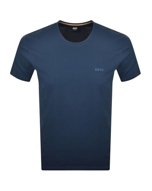 BOSS BUSINESS Blue Boss Mix And Match T Shirt for men