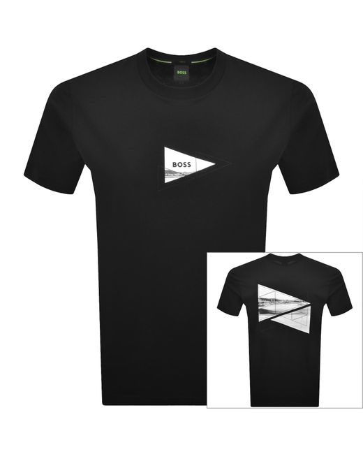 Boss Black Boss Network Photo T Shirt for men