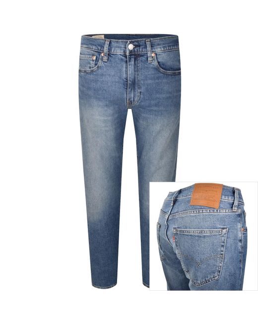 Levi's Blue 512 Slim Tapered Mid Wash Jeans for men