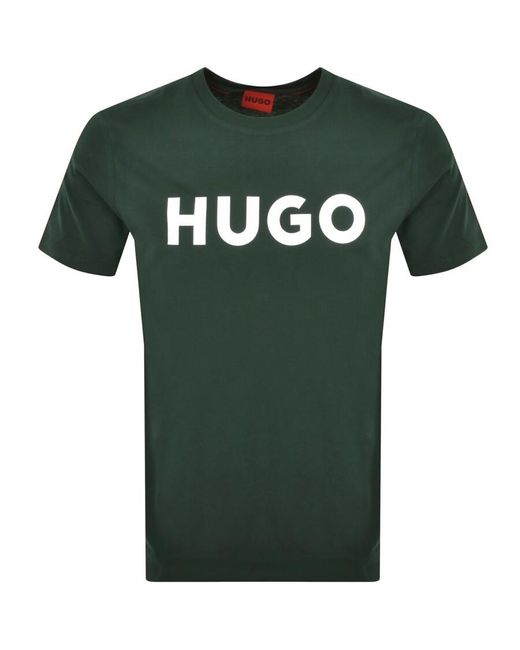 HUGO Green Dulivo Crew Neck T Shirt for men