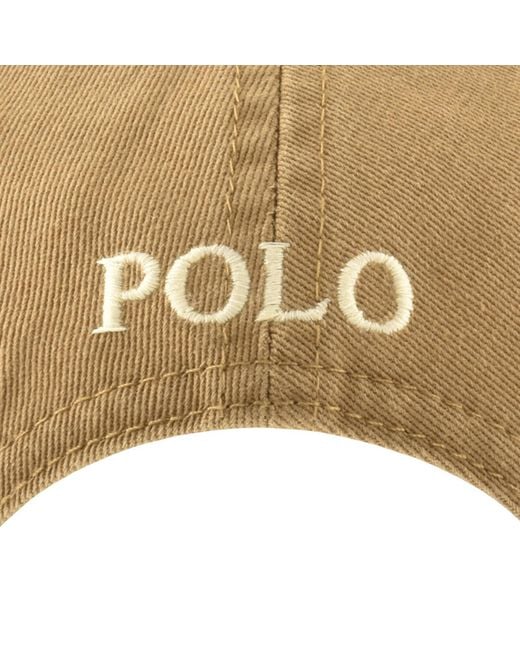 Ralph Lauren Natural Classic Baseball Cap Tan for men