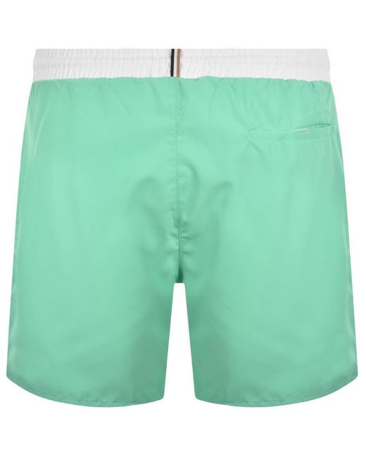 BOSS BUSINESS Green Boss Starfish Swim Shorts Bright for men