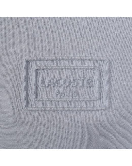 Lacoste Blue Quarter Zip Sweatshirt Light for men