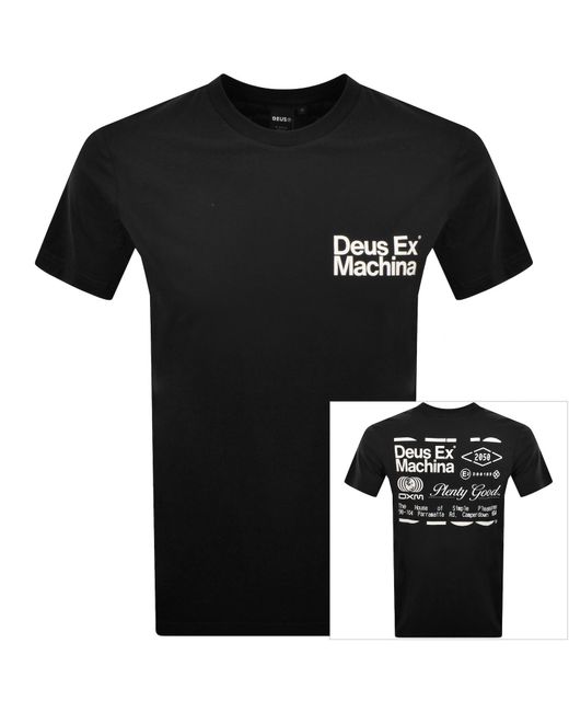 Deus Ex Machina Black Plenty Good T Shirt for men