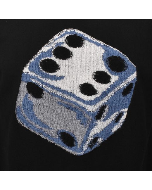 Paul Smith Black Dice Wool Jumper for men