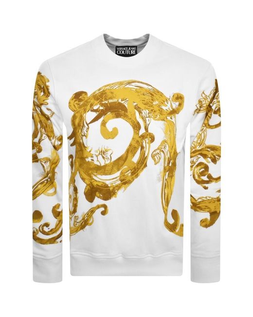 Versace Metallic Couture Baroque Sweatshirt for men