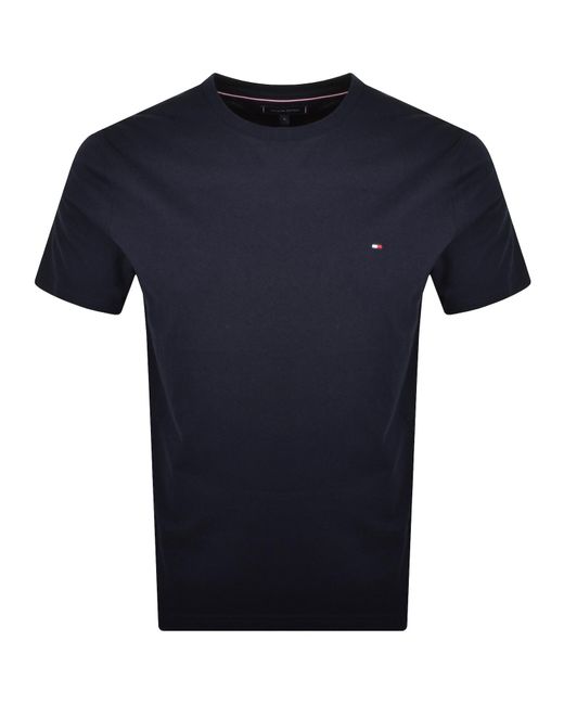 Tommy Hilfiger Blue Essential Solid T Shirt for men