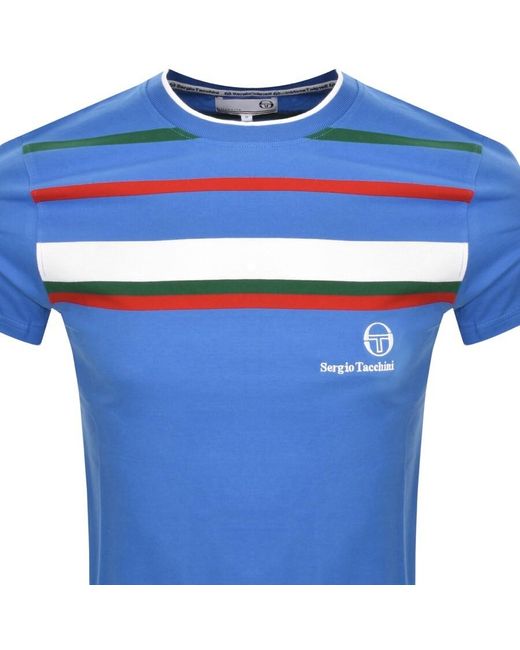 Sergio Tacchini Blue Denver T Shirt for men