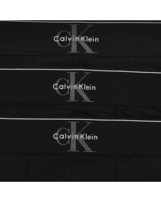 Calvin Klein Black Underwear 3 Pack Boxer Briefs for men