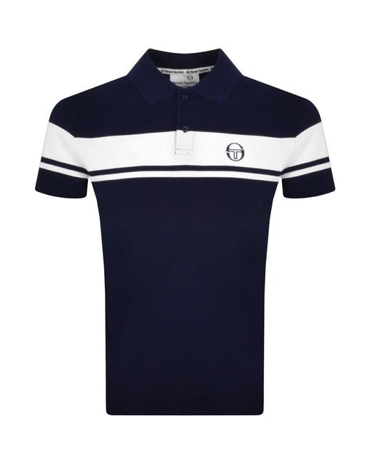 Sergio Tacchini Blue Young Line Polo T Shirt for men
