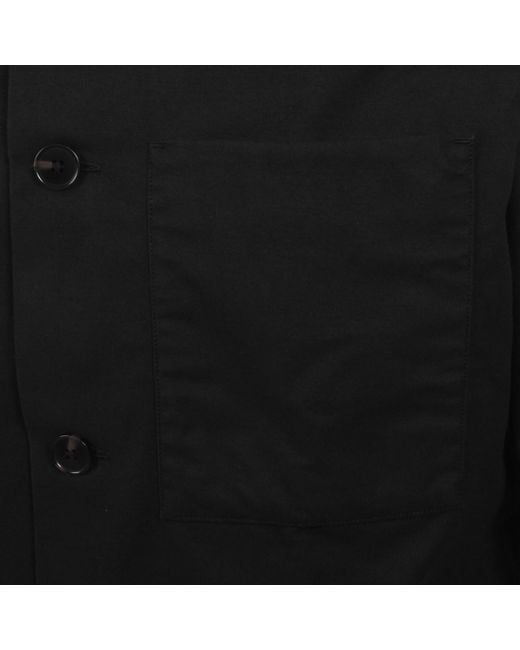 Calvin Klein Black Twill Cotton Overshirt for men