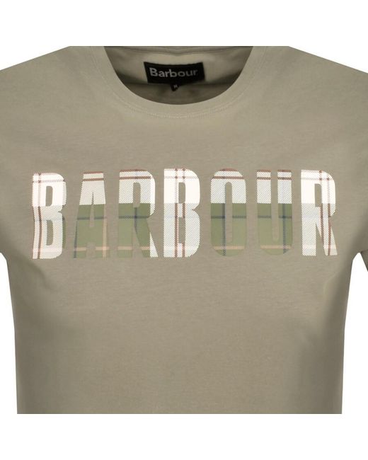Barbour Green Thurford T Shirt for men