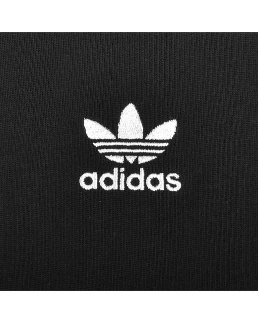 Adidas Originals Black Trefoil T Shirt for men