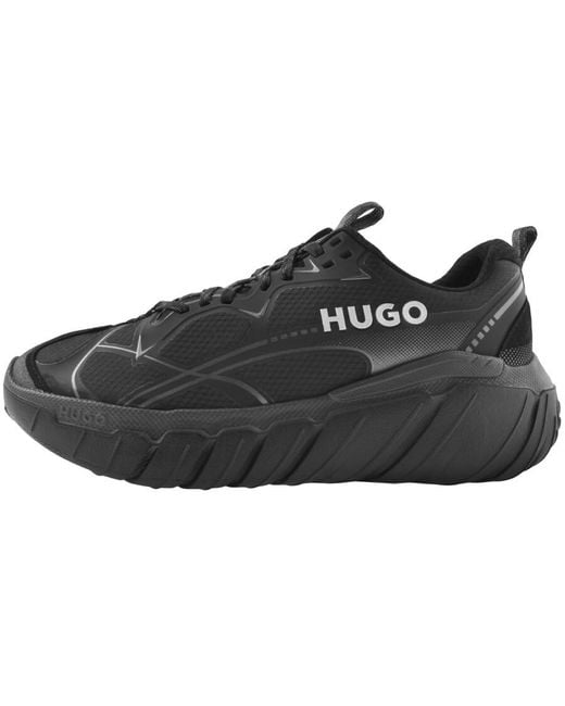 HUGO Black Xeno Runn Trainers for men