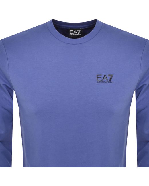 EA7 Blue Emporio Armani Core Id Sweatshirt for men