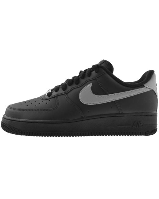 Nike Black Air Force 1 Trainers for men