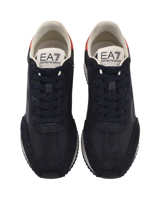 EA7 Blue Emporio Armani Trainers for men
