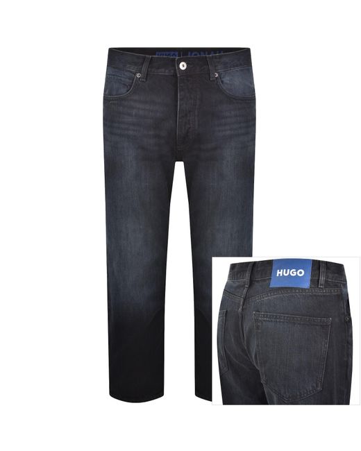 HUGO Blue Straight Fit Jonah Jeans for men