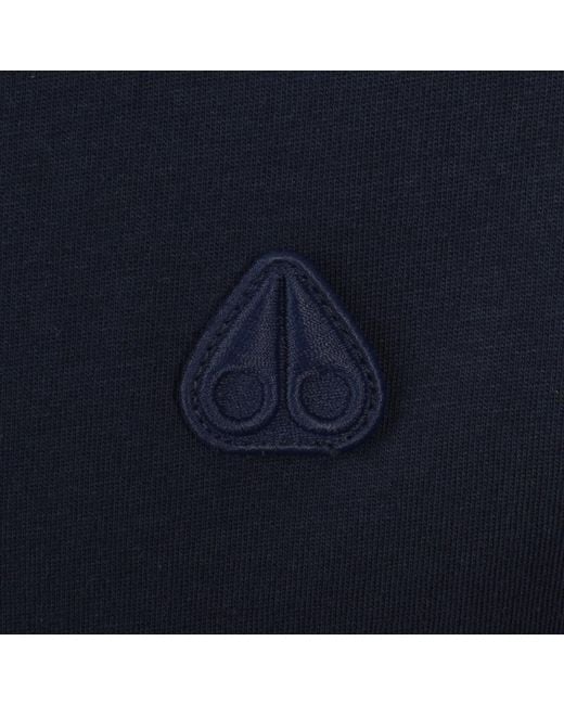 Moose Knuckles Blue Yul Classic T Shirt for men