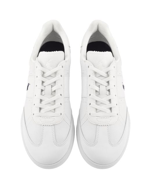 Ralph Lauren White Heritage Aera Trainers for men