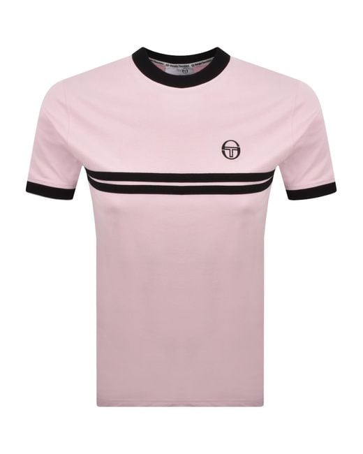 Sergio Tacchini Pink Supermac T Shirt for men
