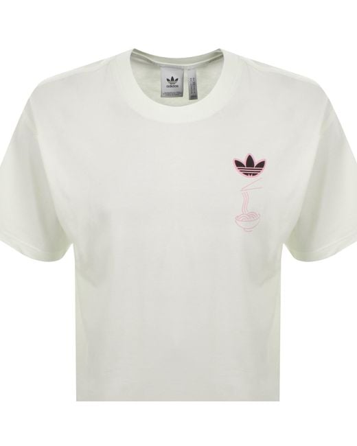 Adidas Originals White Soba Cat T Shirt Off for men