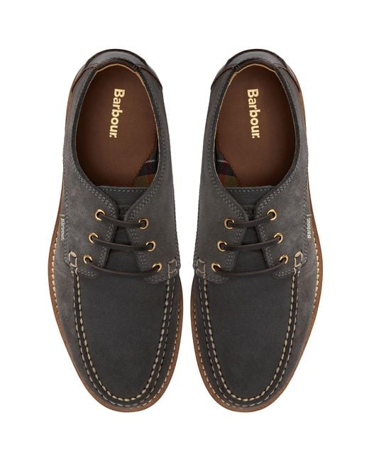 Barbour Brown Aydon Shoes for men