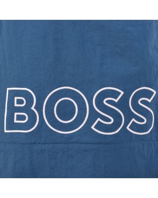 BOSS BUSINESS Blue Boss Mooneye Swim Shorts for men