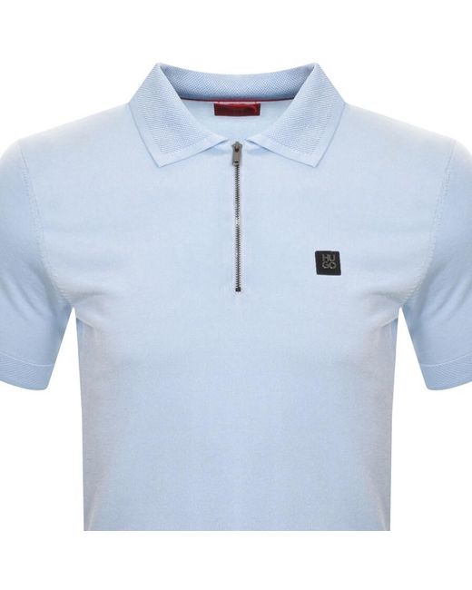 HUGO Blue Sayfong 3 Polo T Shirt for men