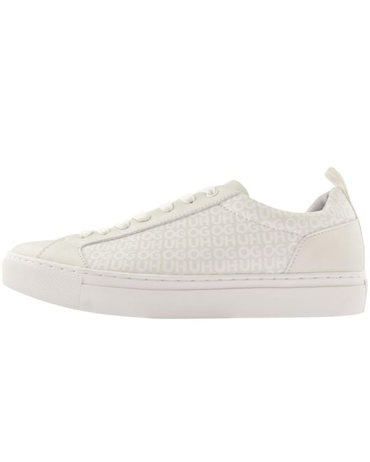 HUGO White Morrie Tennis Trainers Off for men