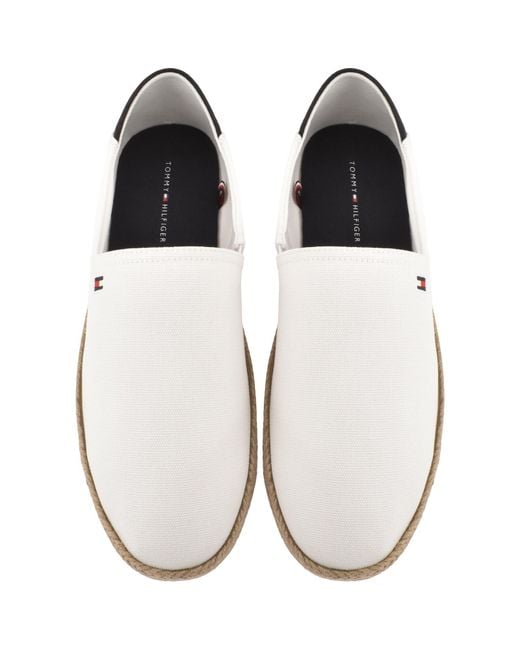 Tommy Hilfiger White Espadrilles for men