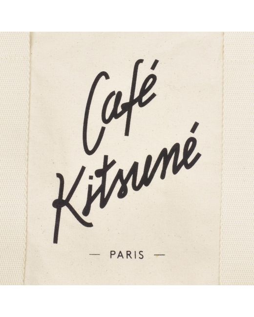 Maison Kitsuné Natural Cafe Kitsune Tote Bag for men
